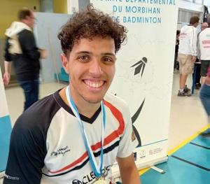 Badminton. Championnats du Morbihan : À domicile, Axel Abdallah (Lanester) sacré champion